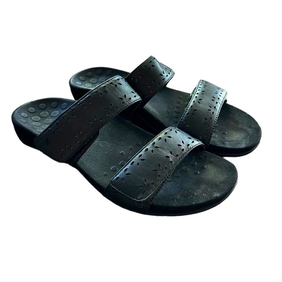 Vionic Shoes - Vionic Randi Women's Orthotic Leather Sandal Slides Size 7.5 Medium